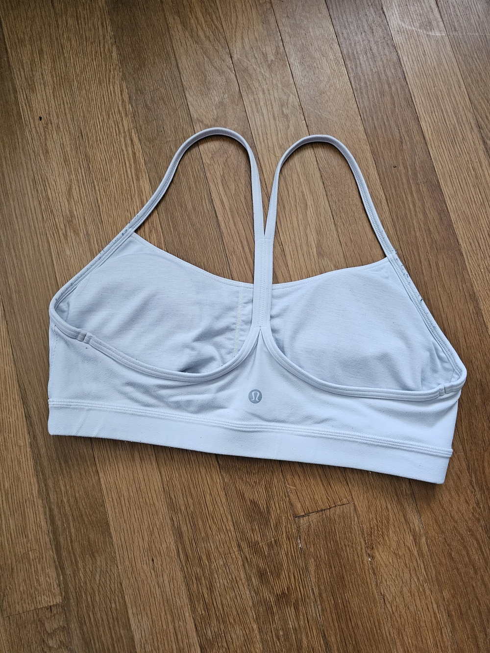lululemon athletica White Strappy Racerback Sports Bra